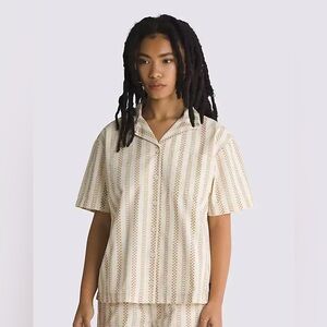 Vans X Spirfire Wheels Relaxed Crop Shirt M